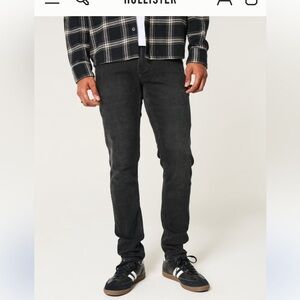 Hollister Men’s Skinny Jeans Washed Black